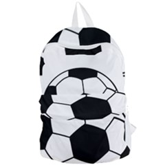 Soccer Lovers Gift Foldable Lightweight Backpack by ChezDeesTees