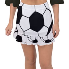 Soccer Lovers Gift Fishtail Mini Chiffon Skirt by ChezDeesTees