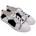 Soccer Lovers Gift Women s Low Top Canvas Sneakers View3