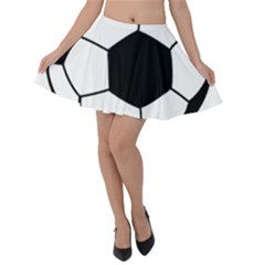 Soccer Lovers Gift Velvet Skater Skirt by ChezDeesTees