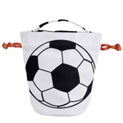 Soccer Lovers Gift Drawstring Bucket Bag by ChezDeesTees