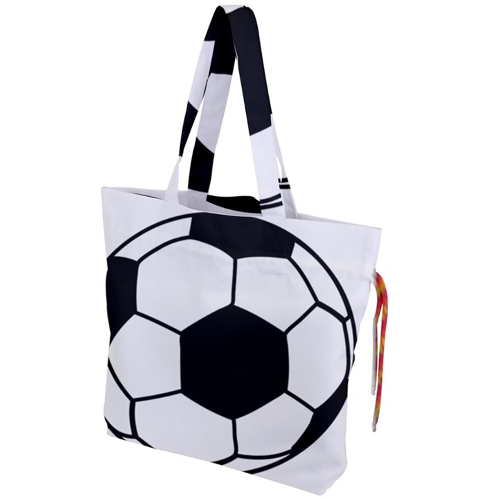 Soccer Lovers Gift Drawstring Tote Bag