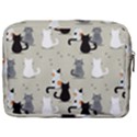 Cute cat seamless pattern Make Up Pouch (Large) View2