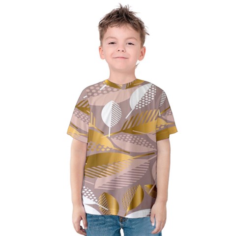 Digital Leafs Kids  Cotton Tee by Sparkle