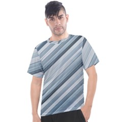 Modern Stripes Print Men s Sport Top by dflcprintsclothing