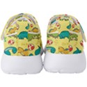 Seamless pattern with cute dinosaurs character Men s Velcro Strap Shoes View4