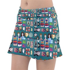 Kawaiicollagepattern2 Tennis Skorts by snowwhitegirl