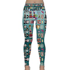 Kawaiicollagepattern2 Lightweight Velour Classic Yoga Leggings by snowwhitegirl