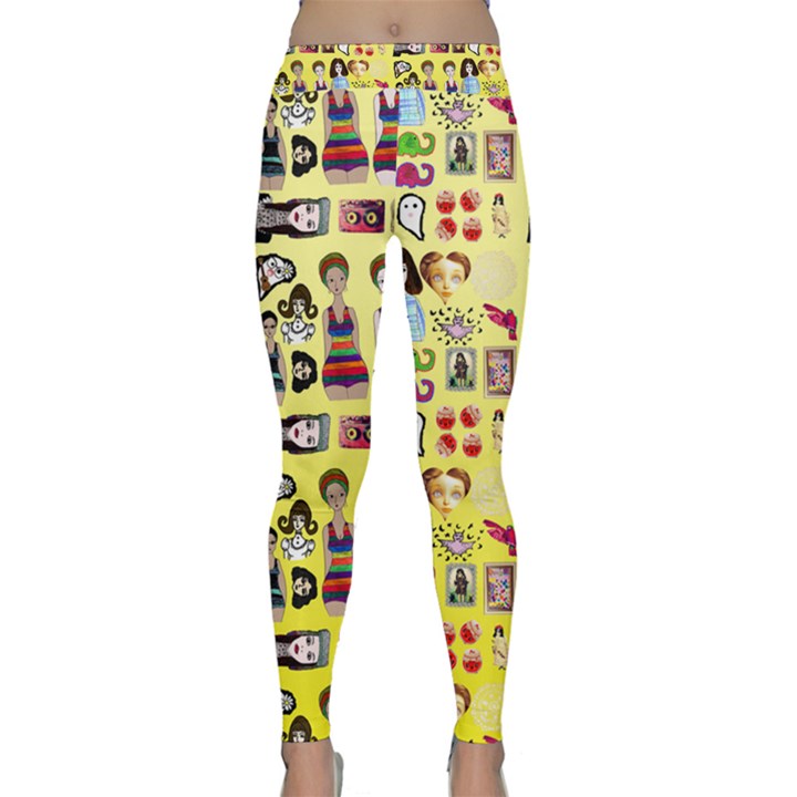 Kawaiicollagepattern3 Classic Yoga Leggings