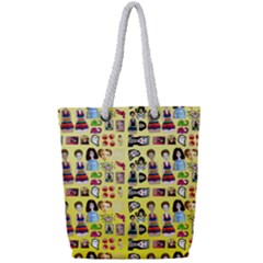 Kawaiicollagepattern3 Full Print Rope Handle Tote (small) by snowwhitegirl