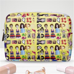 Kawaiicollagepattern3 Make Up Pouch (medium) by snowwhitegirl