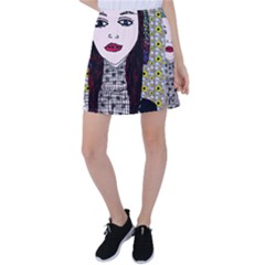 Chris Wall Tennis Skirt by snowwhitegirl