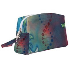 Flower Dna Wristlet Pouch Bag (large) by RobLilly