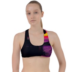 Ocean Dreaming Criss Cross Racerback Sports Bra by essentialimage