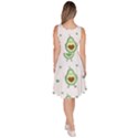 Cute seamless pattern with avocado lovers Knee Length Skater Dress With Pockets View4