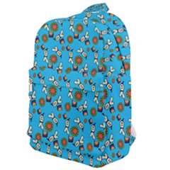 Clown Ghost Pattern Blue Classic Backpack by snowwhitegirl