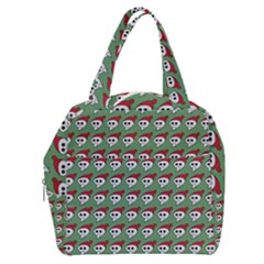 Comic Head Skull - Hat Red - Cartoon Skull Boxy Hand Bag by DinzDas