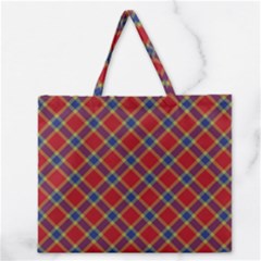 Scottish And Celtic Pattern - Braveheard Is Proud Of You Zipper Large Tote Bag by DinzDas