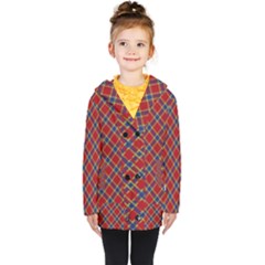 Scottish And Celtic Pattern - Braveheard Is Proud Of You Kids  Double Breasted Button Coat by DinzDas