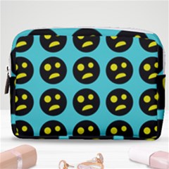 005 - Ugly Smiley With Horror Face - Scary Smiley Make Up Pouch (medium) by DinzDas