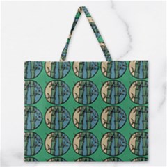 Bamboo Trees - The Asian Forest - Woods Of Asia Zipper Large Tote Bag by DinzDas