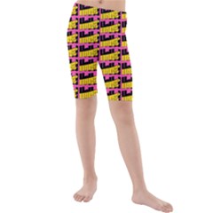 Haha - Nelson Pointing Finger At People - Funny Laugh Kids  Mid Length Swim Shorts by DinzDas