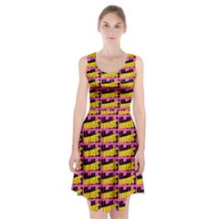 Haha - Nelson Pointing Finger At People - Funny Laugh Racerback Midi Dress by DinzDas