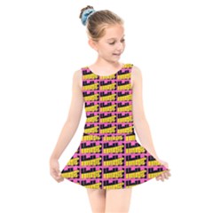 Haha - Nelson Pointing Finger At People - Funny Laugh Kids  Skater Dress Swimsuit by DinzDas