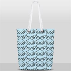 Mountain Bike - Mtb - Hardtail And Dirt Jump Full Print Rope Handle Tote (small) by DinzDas