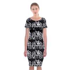 Mountain Bike - Mtb - Hardtail And Dirt Jump 2 Classic Short Sleeve Midi Dress by DinzDas