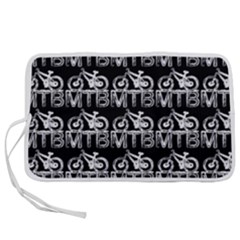 Mountain Bike - Mtb - Hardtail And Dirt Jump 2 Pen Storage Case (l) by DinzDas