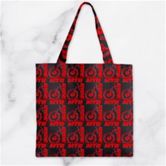 015 Mountain Bike - Mtb - Hardtail And Downhill Zipper Grocery Tote Bag by DinzDas