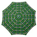 Game Over Karate And Gaming - Pixel Martial Arts Straight Umbrellas View1