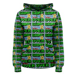 Game Over Karate And Gaming - Pixel Martial Arts Women s Pullover Hoodie by DinzDas