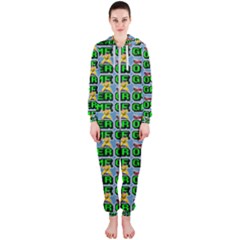 Game Over Karate And Gaming - Pixel Martial Arts Hooded Jumpsuit (ladies)  by DinzDas