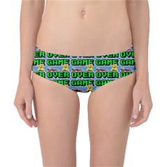 Game Over Karate And Gaming - Pixel Martial Arts Classic Bikini Bottoms by DinzDas