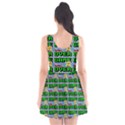 Game Over Karate And Gaming - Pixel Martial Arts Scoop Neck Skater Dress View2