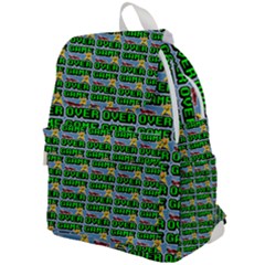 Game Over Karate And Gaming - Pixel Martial Arts Top Flap Backpack by DinzDas