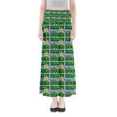 Game Over Karate And Gaming - Pixel Martial Arts Full Length Maxi Skirt by DinzDas