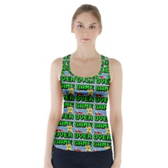 Game Over Karate And Gaming - Pixel Martial Arts Racer Back Sports Top by DinzDas