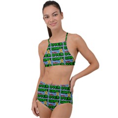 Game Over Karate And Gaming - Pixel Martial Arts High Waist Tankini Set by DinzDas