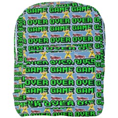 Game Over Karate And Gaming - Pixel Martial Arts Full Print Backpack by DinzDas