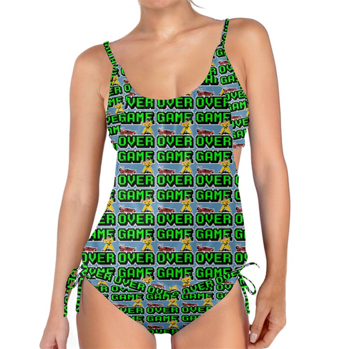 Game Over Karate And Gaming - Pixel Martial Arts Tankini Set