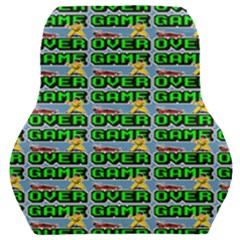 Game Over Karate And Gaming - Pixel Martial Arts Car Seat Back Cushion  by DinzDas