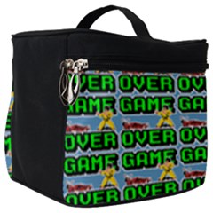 Game Over Karate And Gaming - Pixel Martial Arts Make Up Travel Bag (big) by DinzDas