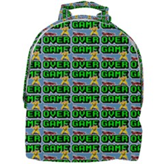 Game Over Karate And Gaming - Pixel Martial Arts Mini Full Print Backpack by DinzDas