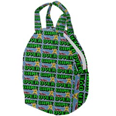 Game Over Karate And Gaming - Pixel Martial Arts Travel Backpacks by DinzDas