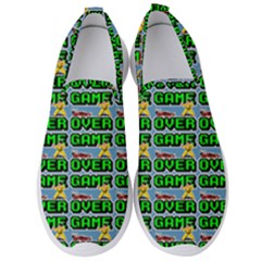 Game Over Karate And Gaming - Pixel Martial Arts Men s Slip On Sneakers by DinzDas