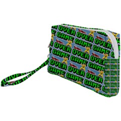 Game Over Karate And Gaming - Pixel Martial Arts Wristlet Pouch Bag (small) by DinzDas