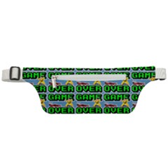 Game Over Karate And Gaming - Pixel Martial Arts Active Waist Bag by DinzDas